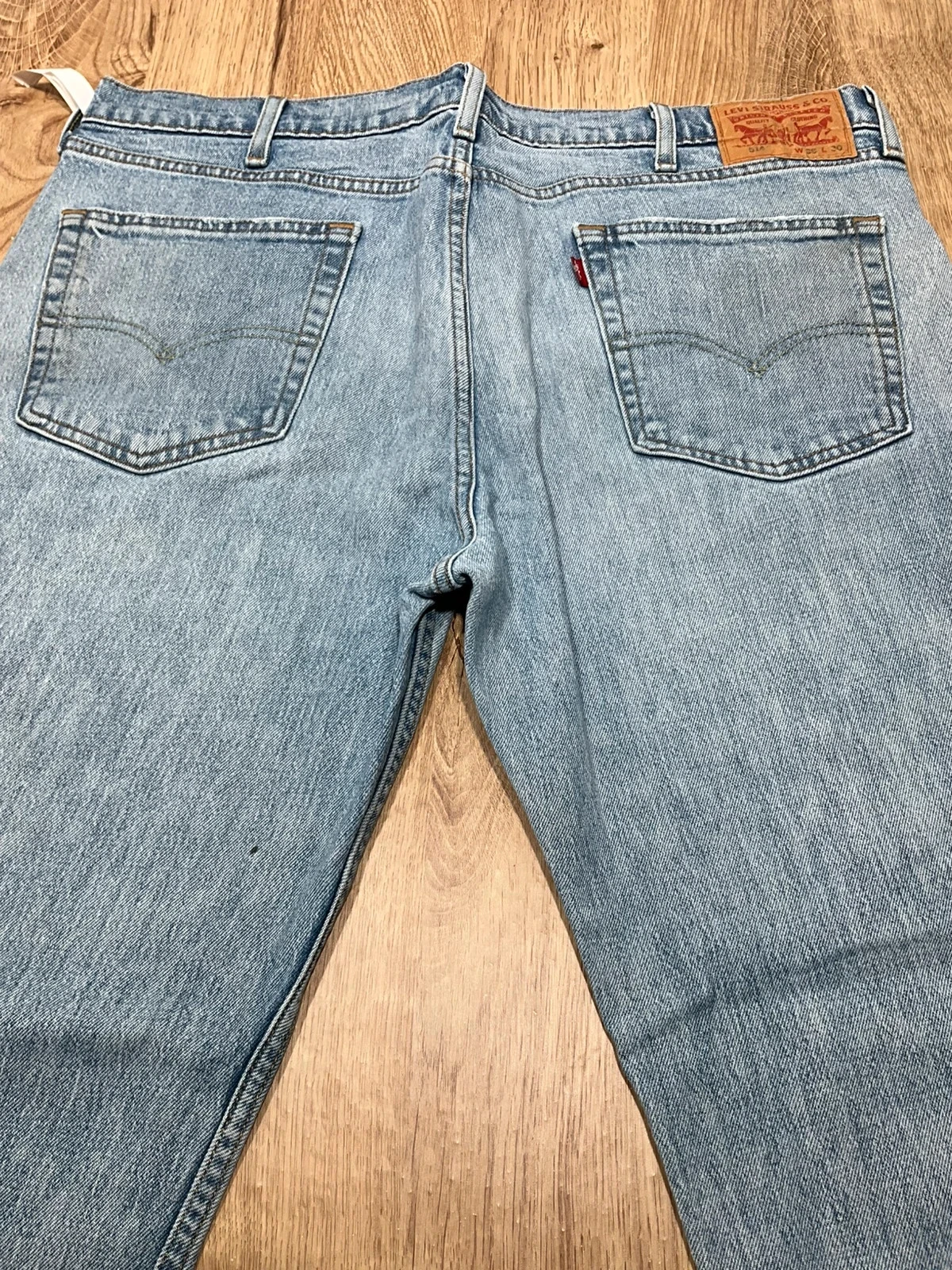 Jean Levi’s Homme 514 Straight W38 L30 Vintage 99% Coton Bleu  Lvh 133 – photo 10